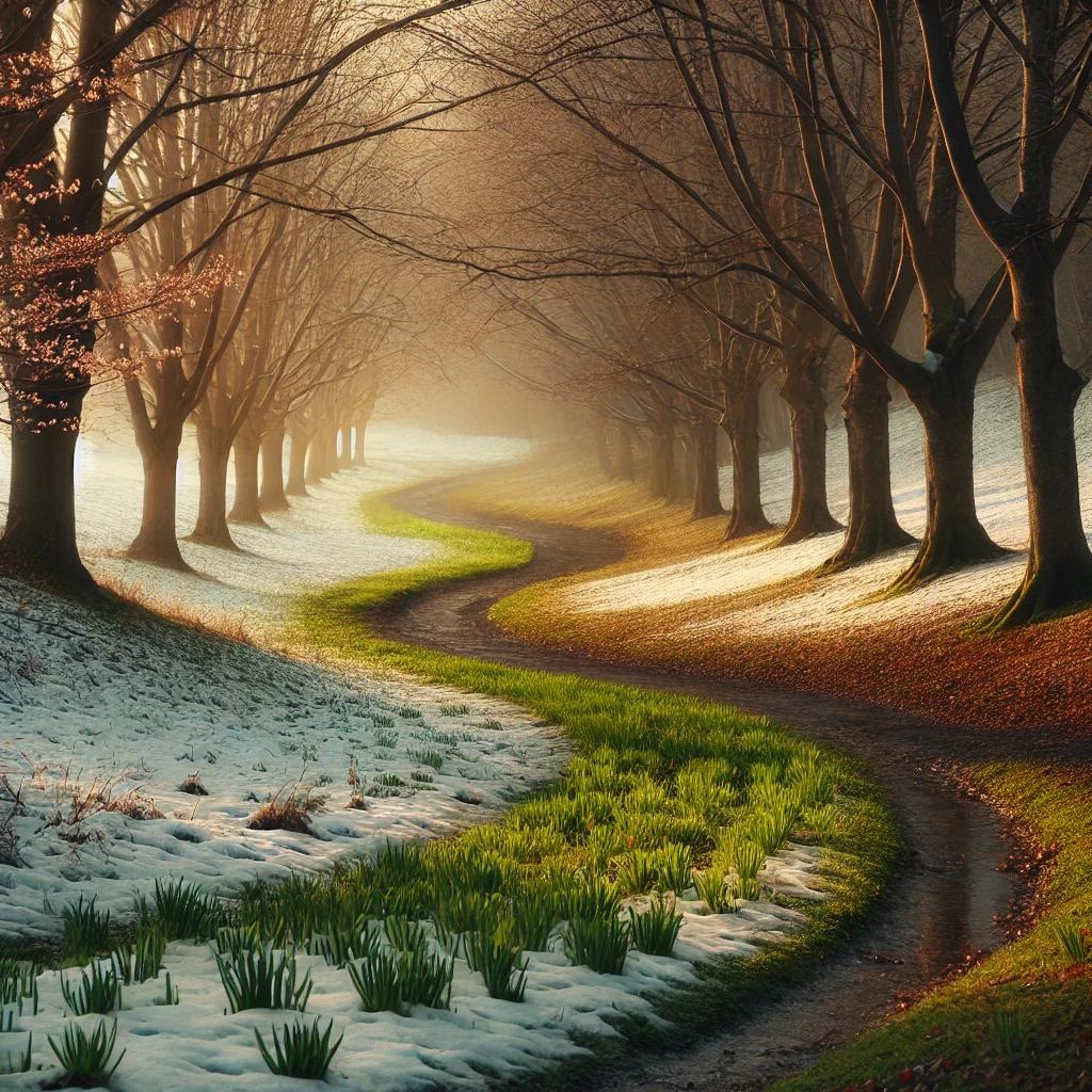Februar Landschaft
